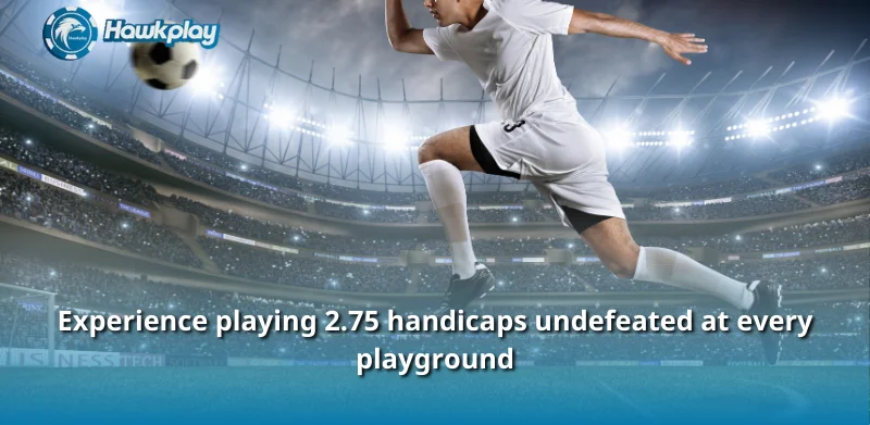 Experience playing 2.75 handicaps undefeated at every playground