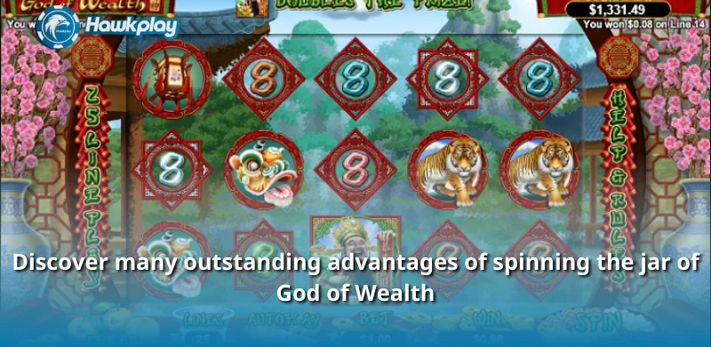 Discover many outstanding advantages of spinning the jar of God of Wealth